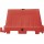 Barriera stradale - tipo New Jersey - 100 x 40 x 70 cm - PE - rosso