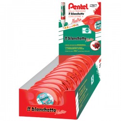 Correttore a nastro Il Bianchetto - 4,2 x 10 mt - Pentel - expo 24 pezzi