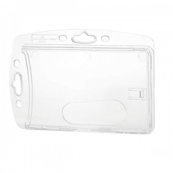 Portabadge rigido - 5,4 x 8,7 cm - trasparente - Durable - conf. 10 pezzi