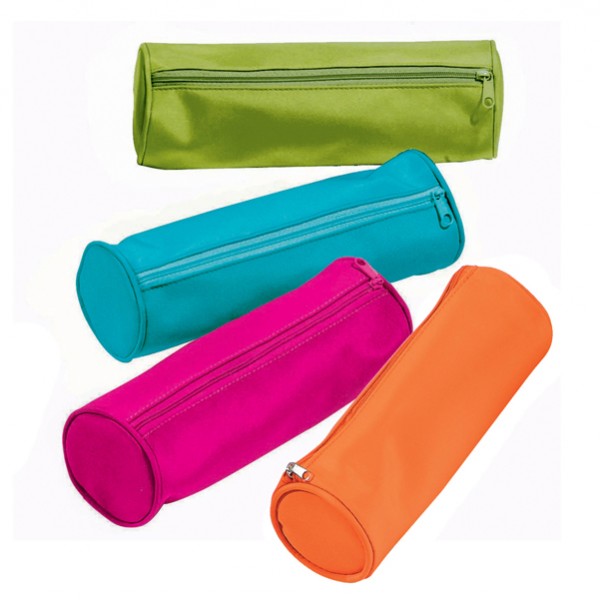 Astuccio Tombolino con cerniera - 22x8xØ8cm - colori assortiti - Pagna Astuccio Tombolino con cerniera - 22x8xØ8cm - colori assortiti - Pagna