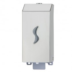 Dispenser sapone liquido Brinox  - 9,5x10,5x22,5 cm - capacità 0,5 L - acciaio inox - Medial