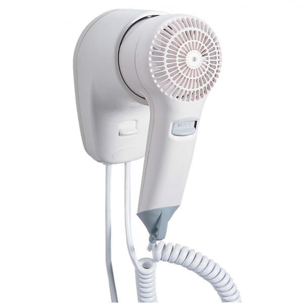 Asciugacapelli da hotel Yul Basic - aggancio frontale - 9,1x14,7x15 cm - 1200 W - 220/240 V - ABS - bianco - Medial Asciugacapelli da hotel Yul Basic - aggancio frontale - 9,1x14,7x15 cm - 1200 W - 220/240 V - ABS - bianco - Medial