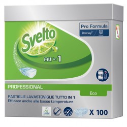 Tabs Eco 3in1 per lavastoviglie - Svelto - fustino da 100 tabs da 20 gr