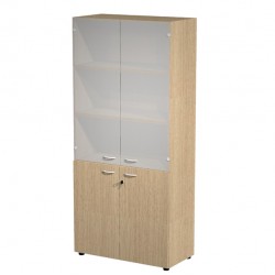 Armadio modulare componibile - a 2+2 ante - 90 x 45,8 x 200 cm - rovere