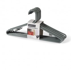 Appendino Zeta - 41,5 x 5 x 21 cm - grigio cenere - Perfetto - conf. 8 pezzi