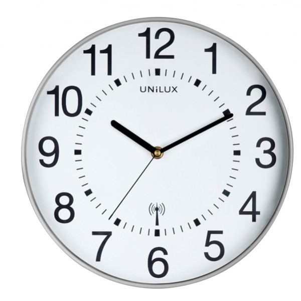 Orologio da parete Wave - diametro 30 cm - bianco - Unilux Orologio da parete Wave - diametro 30 cm - bianco - Unilux