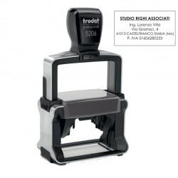Timbro Professional 5206 - personalizzabile - 56 x 33 mm - 8 righe - autoinchiostrante - Trodat