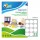 Etichette adesive tonde LP4W - in carta - con margini - permanenti - diametro 60 mm - 12 et/fg - 100 fogli - bianco - Tico