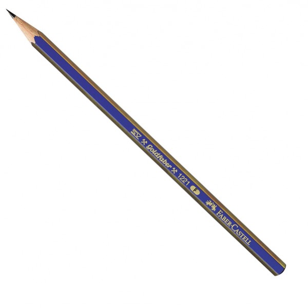 Matita in grafite Goldfaber 1221 - esagonale - gradazione F - Faber-Castell Matita in grafite Goldfaber 1221 - esagonale - gradazione F - Faber-Castell