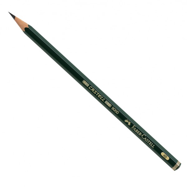 Matita in grafite Castell 9000 - gradazione 4B - esagonale - Faber-Castell Matita in grafite Castell 9000 - gradazione 4B - esagonale - Faber-Castell