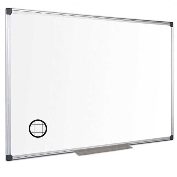 Lavagna magnetica Maya a quadretti - 90 x 120 cm - bianco - Bi-Office Lavagna magnetica Maya a quadretti - 90 x 120 cm - bianco - Bi-Office