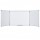 Lavagna magnetica Maya Trio - 90 x 240 cm (aperta) - bianco - Bi-Office