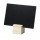 Supporti wood per targhette - 6 targhette incluse - Securit - set 12 pezzi