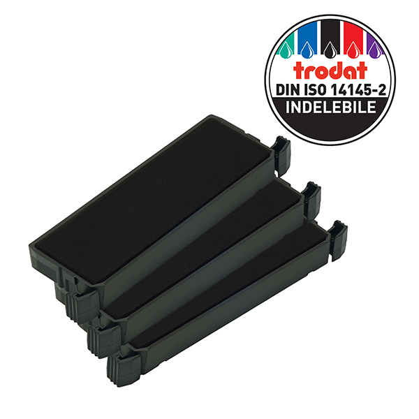 Tampone di ricambio 6/4817 - nero - Trodat - conf. 3 pezzi