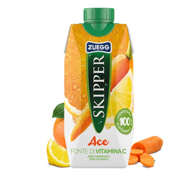 Succo Skipper - gusto ACE - Zuegg - brick 330 ml Succo Skipper - gusto ACE - Zuegg - brick 330 ml