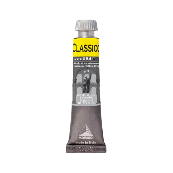 Colore a olio - extrafine - 20 ml - giallo di cadmio scuro - Maimeri Colore a olio - extrafine - 20 ml - giallo di cadmio scuro - Maimeri