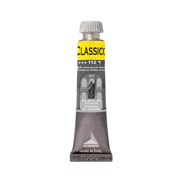 Colore a olio - extrafine - 20 ml - giallo permanente limone - Maimeri Colore a olio - extrafine - 20 ml - giallo permanente limone - Maimeri