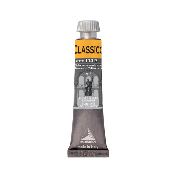 Colore a olio - extrafine - 20 ml - giallo permanente scuro - Maimeri Colore a olio - extrafine - 20 ml - giallo permanente scuro - Maimeri
