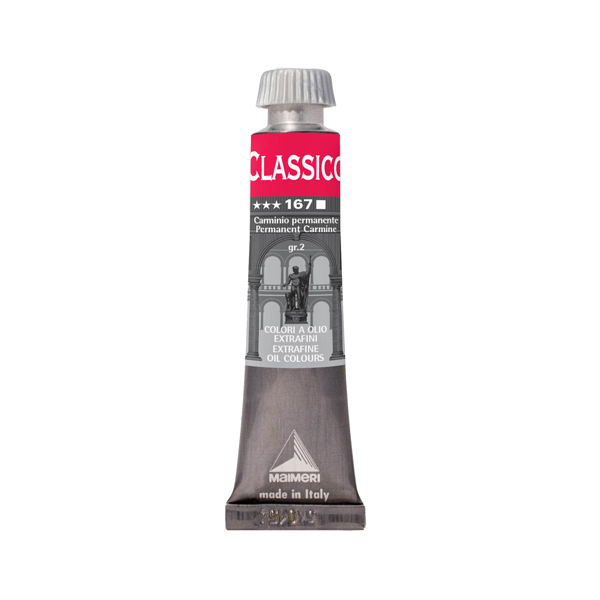 Colore a olio - extrafine - 20 ml - carminio permanente - Maimeri Colore a olio - extrafine - 20 ml - carminio permanente - Maimeri