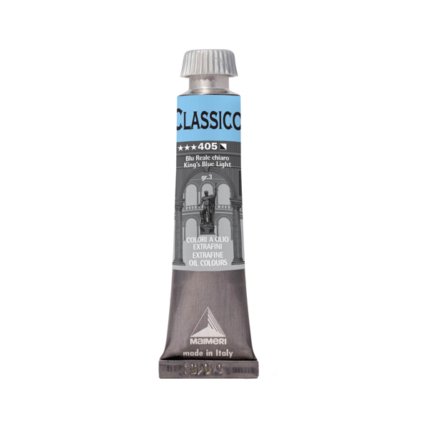 Colore a olio - extrafine - 20 ml - blu reale chiaro - Maimeri Colore a olio - extrafine - 20 ml - blu reale chiaro - Maimeri