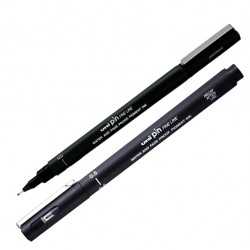 Pin fineliner - punta 0.5 mm - nero - Uni Mitsubishi