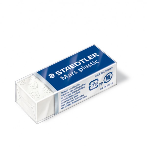 Gomma Mars Plastic - 43x19x13mm - Staedtler - conf. 30 pezzi Gomma Mars Plastic - 43x19x13mm - Staedtler - conf. 30 pezzi