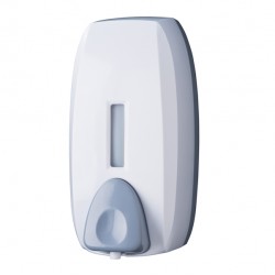 Dispenser sapone mousse Basica - 0,75 L - bianco/grigio - Medial