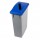 Contenitore Office 90 Lt -  con feritoia per carta - 29,5x52x83,5 cm - grigio/blu - Medial