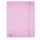 Cartella 3 lembi con elastico Pastel - 24 x 33cm - dorso 1 cm - PP - glicine - Favorit