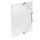Cartella 3 lembi con elastico angolare Lumina - 24 x 32cm - dorso 2,5 cm - PP - trasparente - Favorit