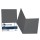 Cartellina semplice Luce - 200 gr - A4 - grafite - cartoncino bristol - Favini - conf. 50 pezzi
