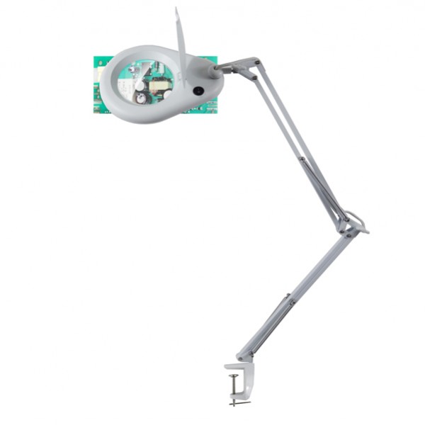 Lampada Zoom - a led - con lente di ingrandimento - 7,7 W - bianco - Unilux Lampada Zoom - a led - con lente di ingrandimento - 7,7 W - bianco - Unilux