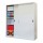 Armadio alto in metallo ad ante scorrevoli - 2 vani e 8 piani regolabili - 180x45x200 cm - grigio - Bertesi