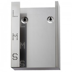 Dispenser  guanti monouso Brinox - acciaio inox - Medial