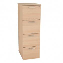 Classificatore - 4 cassetti - 49 x 55 x 141,2 cm - faggio