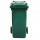 Bidone carrellato - 48x55x93 cm - 120 L - verde scuro - Mobil Plastic