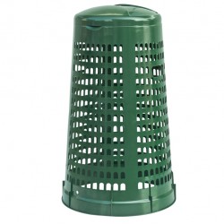 Trespolo portasacco - con anello fermasacco - diametro 38 cm - altezza 85 cm - 110 L - verde - Mobil Plastic