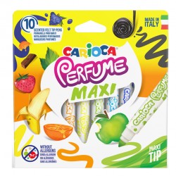 Pennarelli Perfume Maxi - punta 7,0mm - colori assortiti  - Carioca - astuccio 10 pezzi