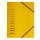 Cartella con elastico angolare - A4 - dorso variabile - cartoncino - giallo - Pagna