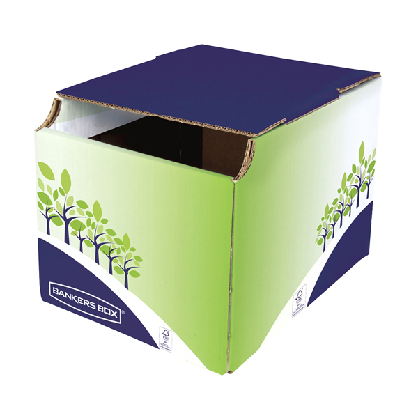 Cestino riciclo - 24,8 x 23,5 x 31,4 cm - verde/blu - Fellowes Cestino riciclo - 24,8 x 23,5 x 31,4 cm - verde/blu - Fellowes