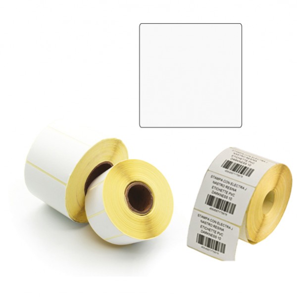 Etichette per trasferimento termico diretto - 1 pista - 100 x 100 mm - Printex - rotolo da 500 pezzi