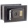 Cassaforte da muro -  serratura elettronica - 33 x 20 x 23 cm - 9 kg - nero - Iternet