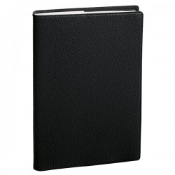 Agenda settimanale Trinote 2027 - copertina Impala - 18 x 24 cm - nero - Quo Vadis