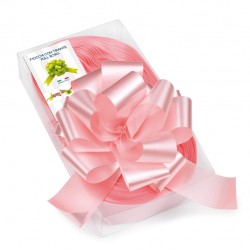 Nastri strip 6800 - in polipropilene - rosa baby 05 - per fiocco autocomponibile - 50 mm - diametro 20 cm - Brizzolari - conf. 30 pezzi
