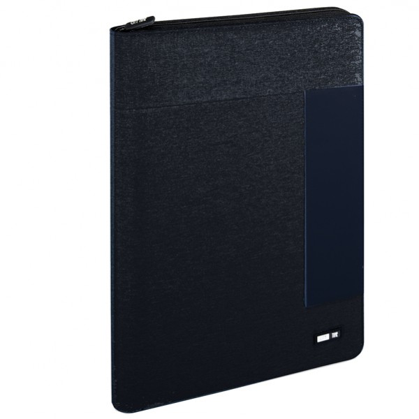 Portablocco - tessuto - nero - 26x34 cm - City Time Portablocco - tessuto - nero - 26x34 cm - City Time