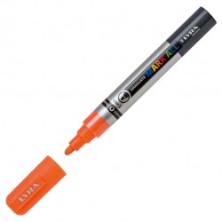 Marcatore a base d'acqua Graduate Mark All  - punta tonda 2mm - arancione fluo - Lyra