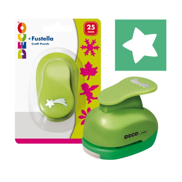 Fustella - motivo stella - dim. sagoma 25 mm - Deco Fustella - motivo stella - dim. sagoma 25 mm - Deco