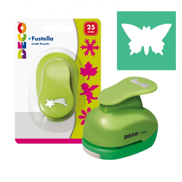 Fustella - motivo farfalla - dim. sagoma 25 mm - Deco Fustella - motivo farfalla - dim. sagoma 25 mm - Deco