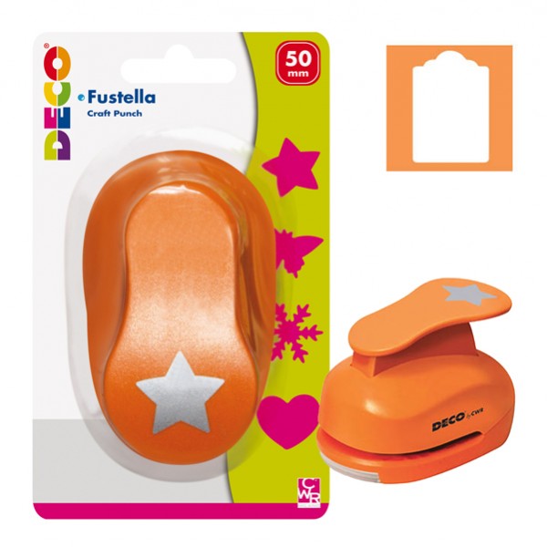 Fustella - motivo tag - dim. sagoma 50 mm - Deco Fustella - motivo tag - dim. sagoma 50 mm - Deco