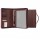 Portablocco Office - con manico - ecopelle - con zip - 28x36 cm - marrone - In Tempo